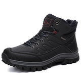 Men's Winter Thickened Plush Outdoor Anti Slip Warm Snow Boots