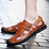 Men's Leather Soft Fashion Sandals