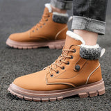 Men's Winter Plus Velvet Shoes Waterproof Thickened Warm Boots