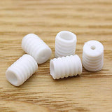 Cord Locks Silicone Toggles for Drawstrings Elastic Cord Adjuster Non Slip Stopper (100pcs)