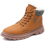 Men's Winter Plus Velvet Shoes Waterproof Thickened Warm Boots