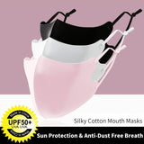 5pcs Washable Earloop Face Mask Reusable Dust-Proof Cotton Mouth Mask Breathable Fashion Black Masks For Adults Festival Mascara