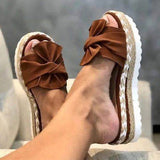 Women's Slippers Bowknot Platform Sandals