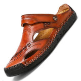 Men's Casual Breathable Handmade Leather Sandals