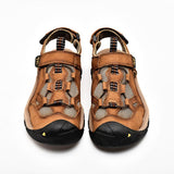 Men's Outdoor Casual Leather Sports Sandals