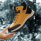 Men's Winter Thickened Plush Outdoor Anti Slip Warm Snow Boots