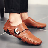 Men's Loafers & Slip-Ons Cowhide Soft Casual Sports Non-slipping Shoes