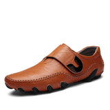 Men's Loafers & Slip-Ons Cowhide Soft Casual Sports Non-slipping Shoes