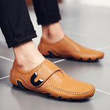 Men's Loafers & Slip-Ons Cowhide Soft Casual Sports Non-slipping Shoes