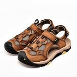 Men's Outdoor Casual Leather Sports Sandals