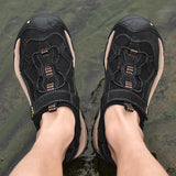 Men's Outdoor Casual Leather Sports Sandals