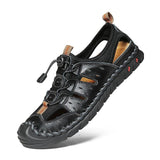 Men's Comfort Shoes Sandals Leather Breathable Walking Shoes