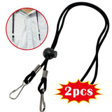 2/5 Pack Adjustable Length Face Shield Lanyard