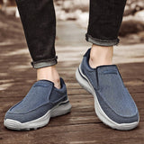 Men's Loafers & Slip-Ons Classic Daily Canvas Wear Proof Walking Shoes