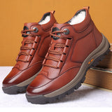 Men's Winter  Casual Business Anti-Skid Plus Cotton Warm Boots