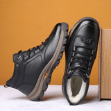 Men's Winter  Casual Business Anti-Skid Plus Cotton Warm Boots