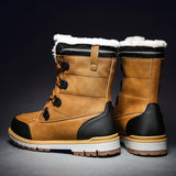 Men's Winter Casual Vintage Waterproof High-Top Warm Snow Boots