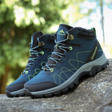 Men's Winter Outdoor Waterproof Anti-Skid Lightweight Toe Protective Hiking Boots