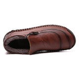 Men's Winter Large Size Vintage Casual Warm Lining Flat Boots