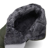 Men's Winter Hook Loop Slip-On Cloth Warm Lining High-Top Snow Boots