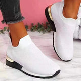 Women's Elastic Slip-On Flat Shoes