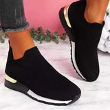 Women's Elastic Slip-On Flat Shoes