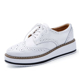 Ladies British Style Comfortable Breathable Lightweight Brogues