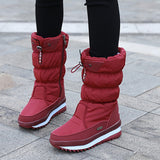 Women's Winter Thickened Waterproof Anti-skid Cotton Boots