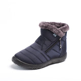 Women's Warm Fleece Cold High Top Cotton Shoes Waterproof Snow Boots