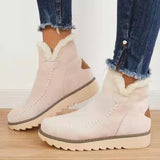 Fur Lining Ankle Snow Boots