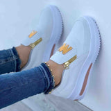 Casual  Zipper Platform Sneakers for Women