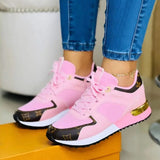 Platform Fish Mouth Ladies Casual Lace Up Sneakers