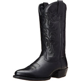 Men Classic Pointed Toe Mid-calf Cowboy Boots