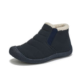 Men's Winter Plush Warm Elastic Slip-on Snow Ankle Boots