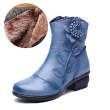 Women's Winter Retro Boots Handmade Ankle Boots