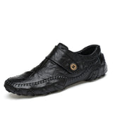 Men's Loafers & Slip-Ons Comfort Shoes Casual Daily Outdoor Leather Non-slipping Walking Shoes