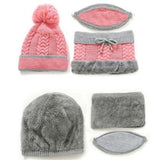 2021 New 3 in 1 Winter Beanie Set