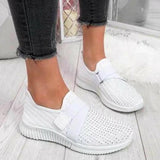 Women's Breathable Slip On Mesh Rhinestone Trainers Shoes