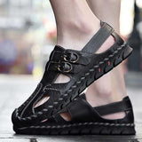 Men's Leather Soft Fashion Sandals