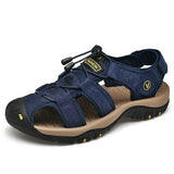 Men's Outdoor Leather Toe Cap Sandals