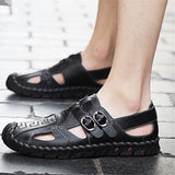 Men's Leather Soft Fashion Sandals