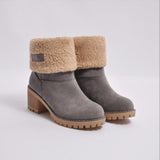 Women's Snow Boots Warm Fur And Ankle Shoes