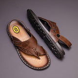 Men's Comfy Soft Clip Toe Casual Two Ways Thong Sandals