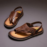 Men's Comfy Soft Clip Toe Casual Two Ways Thong Sandals