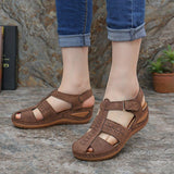 Women's Sandals Round Toe Wedge Sandals