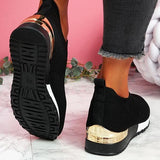 Women's Daily Slip-On Knit Sneakers