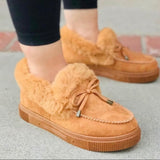 Winter Comfy Suede Casual Fashion Flat Snow Boots