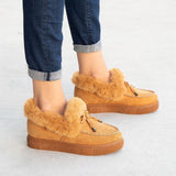 Winter Comfy Suede Casual Fashion Flat Snow Boots