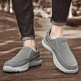 Men's Loafers & Slip-Ons Classic Daily Canvas Wear Proof Walking Shoes