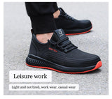 Men‘s Anti-Smashing Protective Construction Safety Work Shoes